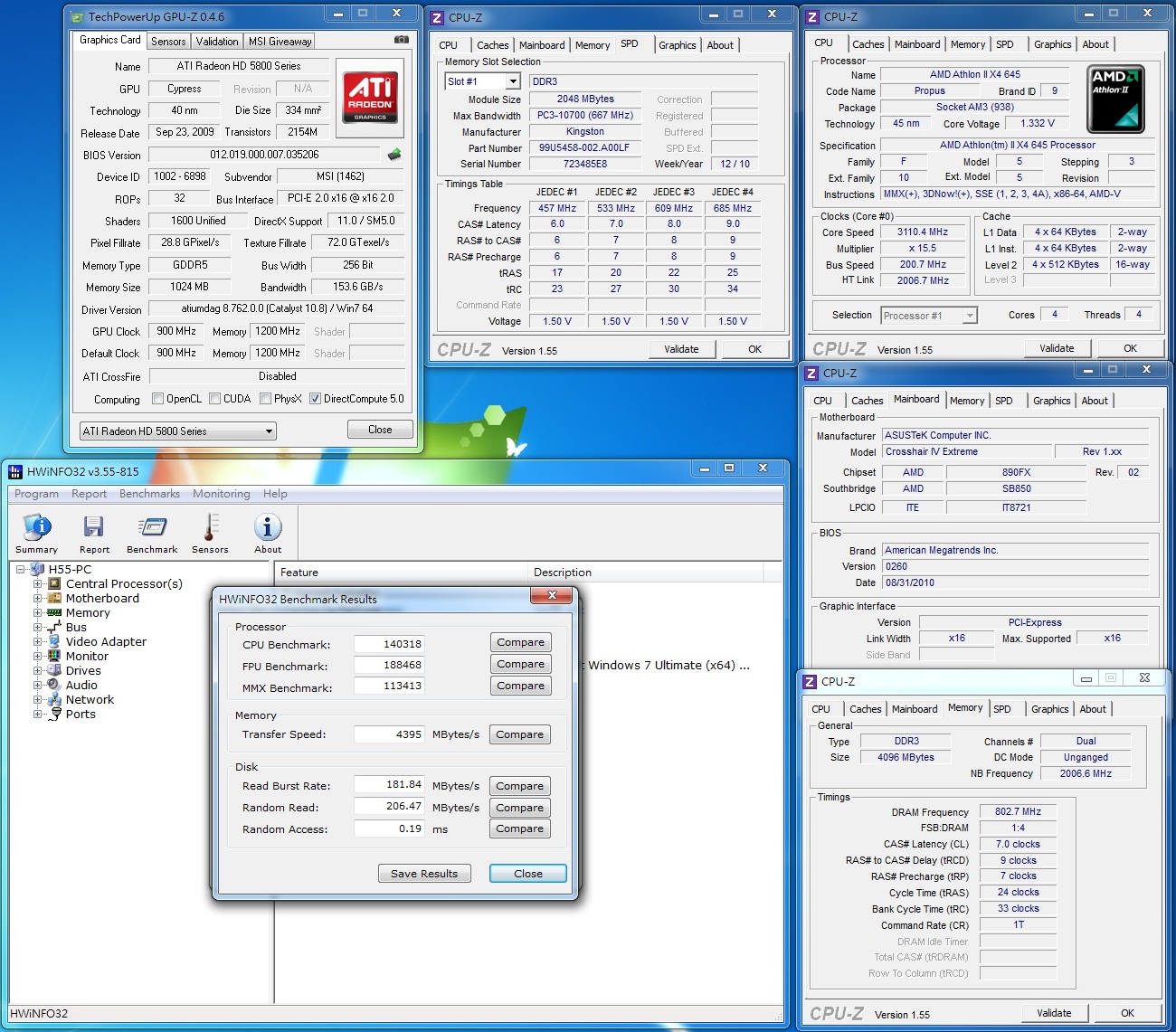 [xf]群龙汇聚之三 平价4核速龙 amd athlon ii x4 645